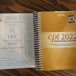 New CPT 2022 Code book Professional addition, AMA